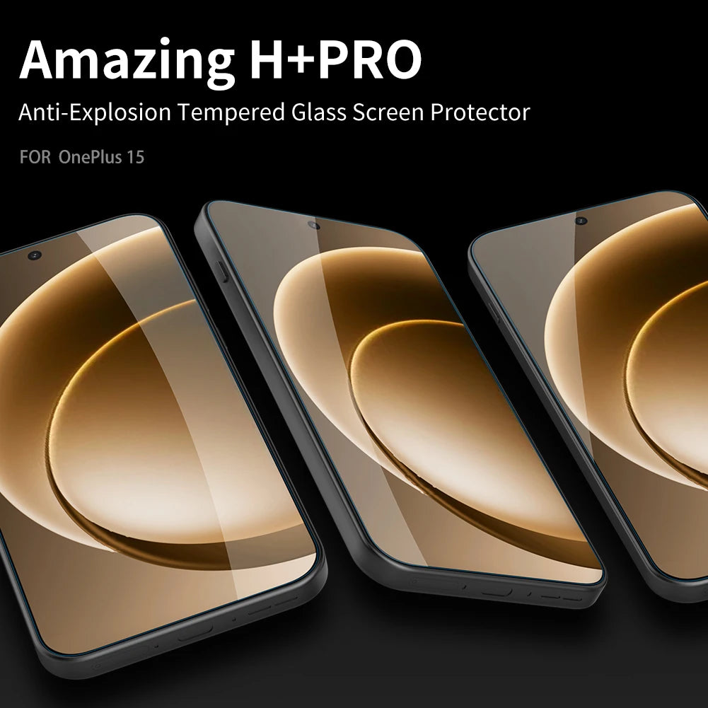 NILLKIN For OnePlus 15 Screen Protector Film H+Pro HD Clear Tempered Glass Film For One Plus 15 Phone Film