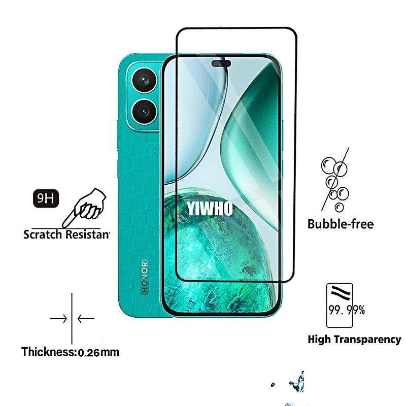4-1pcs Tempered Glass for Huawei Honor X8c X7c X8b X7b X6b X8a X7a X6a Screen Protector Front Protective Film X8 X7 X6 X 8 B C A