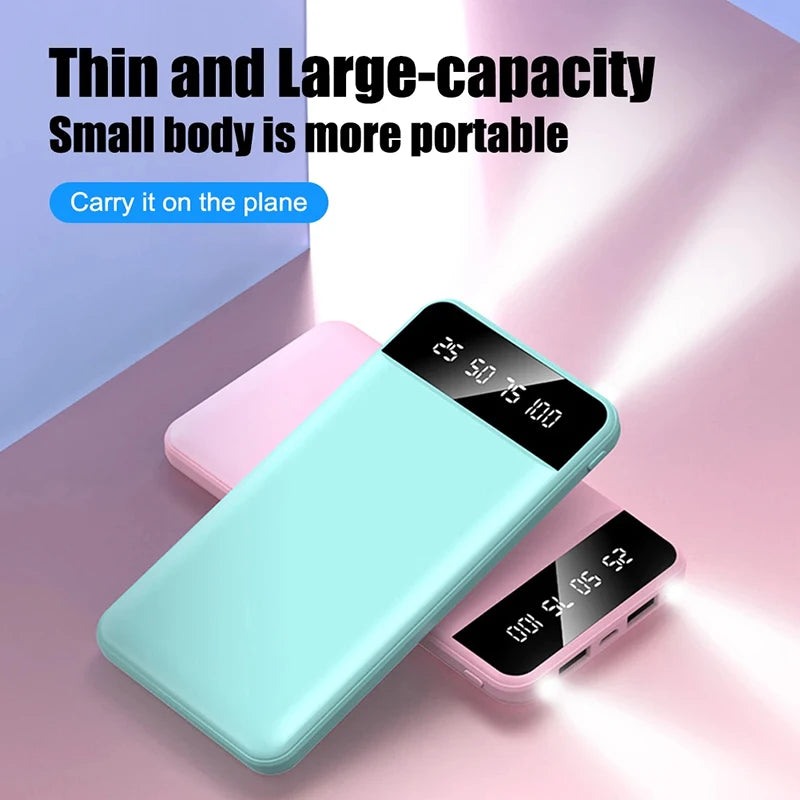 OnePlus 500000mAh Large Capacity Dual USB Output Super Fast Charging Led Display External Battery 5V/2A Heating Jacket Powerbank