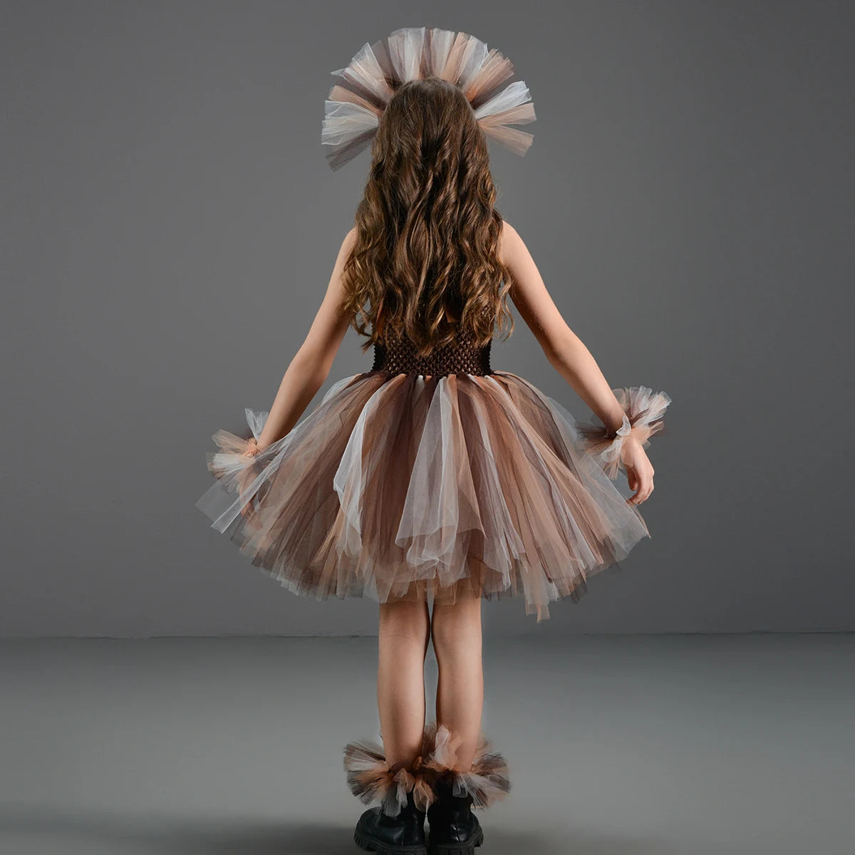 Disguise Cute Lion Halloween Costumes for Girls Kids Animal Fancy Tutu Dress Children Cosplay Outfit for Birthday Carnival Party
