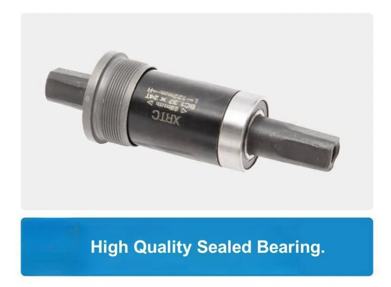 Bike Bottom Bracket,Square-Taper Bottom Bracket 68mm, 103/110/113/118/120/122/124/127MM