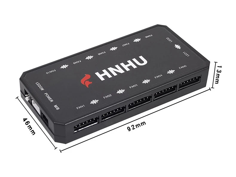 HNHU-PC CPU RGB Fan Controller 6pin Connector To SATA Power Hub Processor For Computer Cpu Case Parts Cooling Air-cooler mute