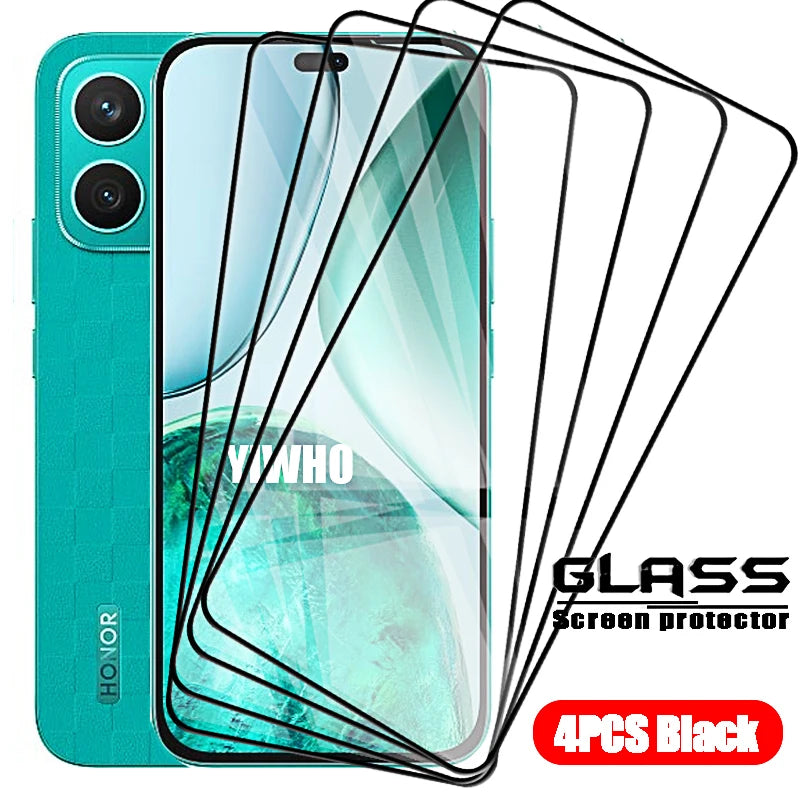 4-1pcs Tempered Glass for Huawei Honor X8c X7c X8b X7b X6b X8a X7a X6a Screen Protector Front Protective Film X8 X7 X6 X 8 B C A