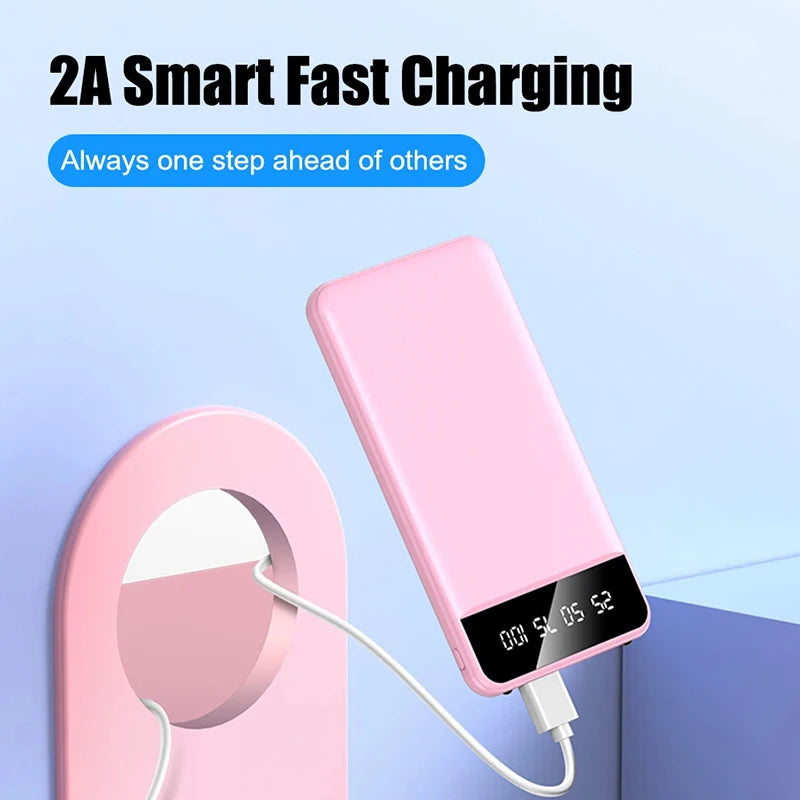 OnePlus 500000mAh Large Capacity Dual USB Output Super Fast Charging Led Display External Battery 5V/2A Heating Jacket Powerbank