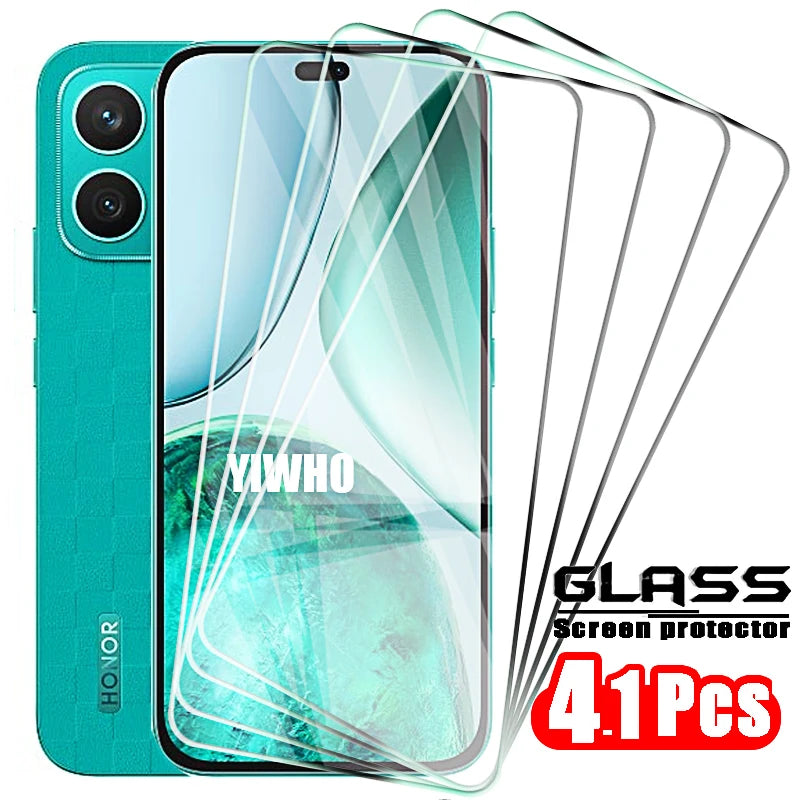 4-1pcs Tempered Glass for Huawei Honor X8c X7c X8b X7b X6b X8a X7a X6a Screen Protector Front Protective Film X8 X7 X6 X 8 B C A