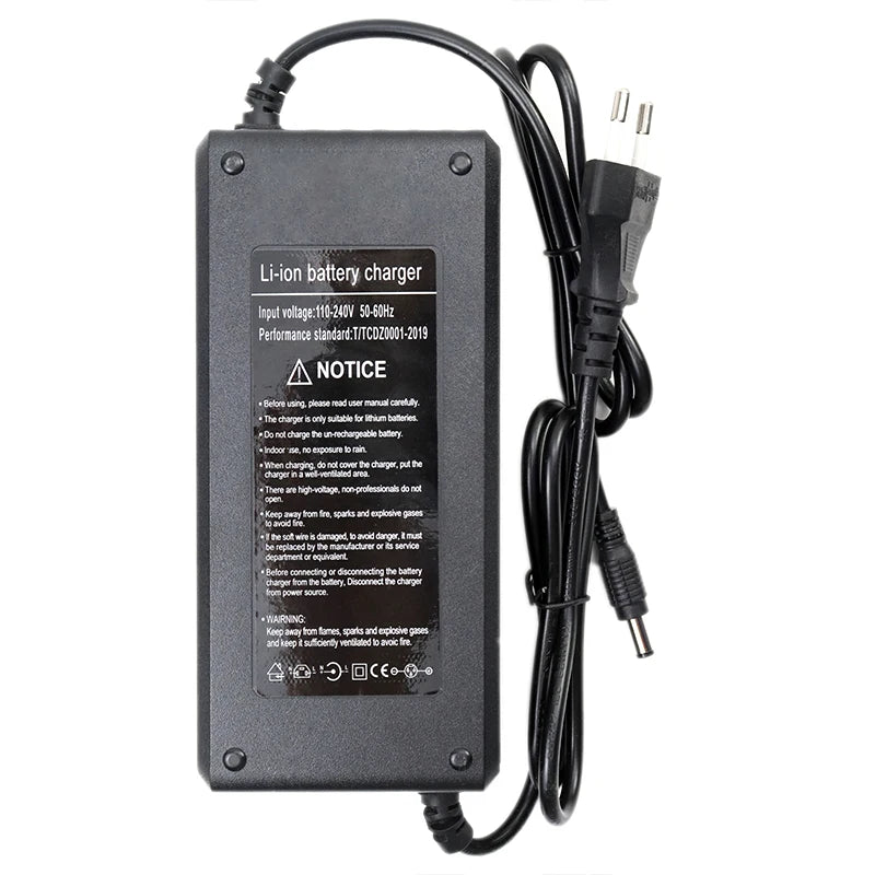 48V 60V 72V 2A 3A 5A lithium-ion charger For 13S 16S 20S 54.6V 67.2V 84V 21700 Li-ion battery Pack 5A fast intelligent charging