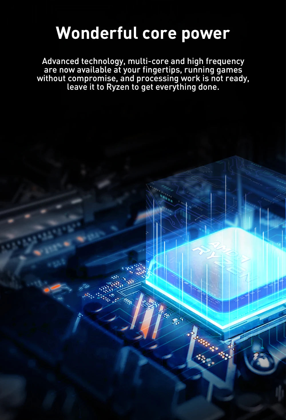 AMD Ryzen 5 5500 CPU Processor R5 5500 100% Brand New 6-Core Socket AM4 65W Desktop Game Computer CPU Without Cooler Fan