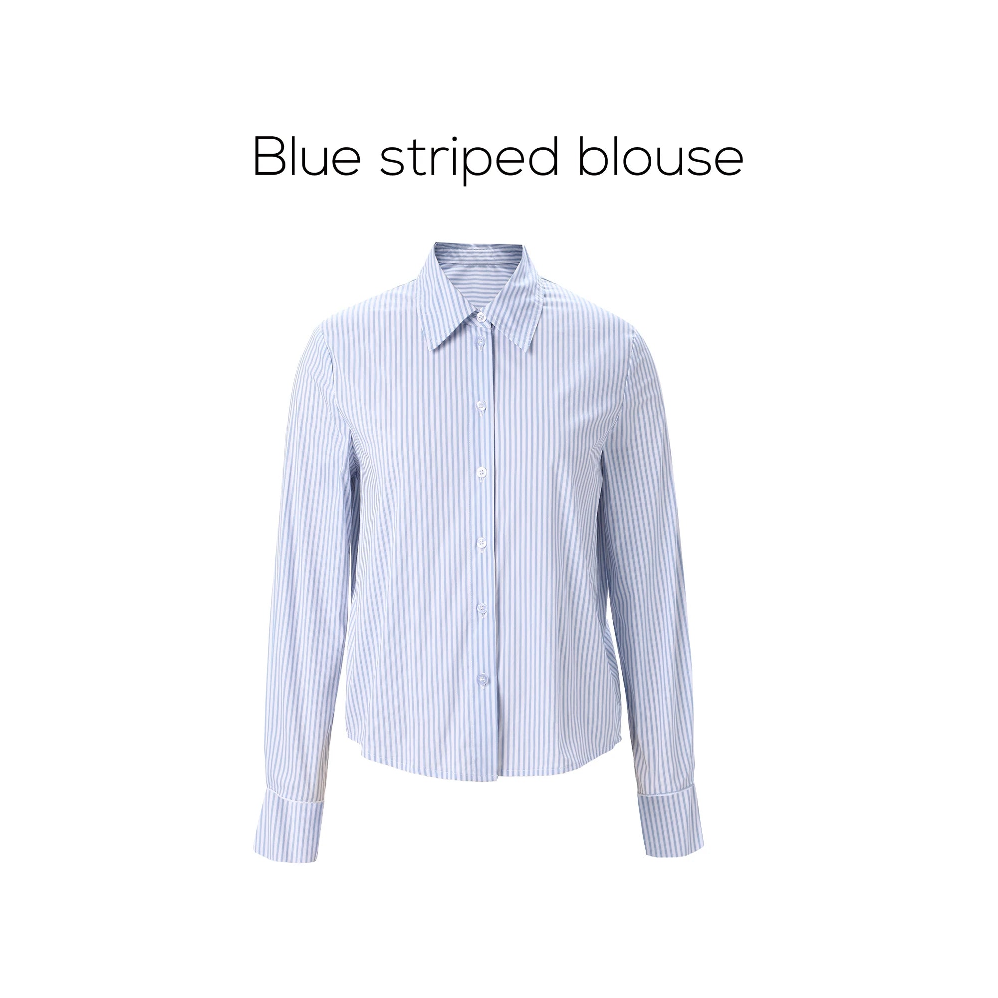 AP SS25 Women Stripe Blouse and Slip Dress Cotton Blend