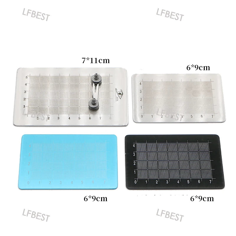 Rhinoplasty Engraving Plate Rhinoprosthesis Measuring Instrument Two-Sided Graduated Rhinoprosthesis Engraving Rib Cartilage Cut