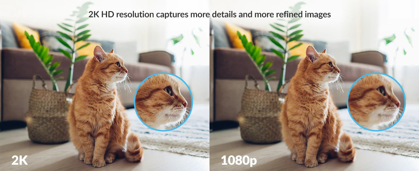 YI 2K 3MP Cameras 2/4Pack Homekit IP Security Protection System with Night Vision for Office/Baby/Nanny/Pet Monitor Wifi CCTV