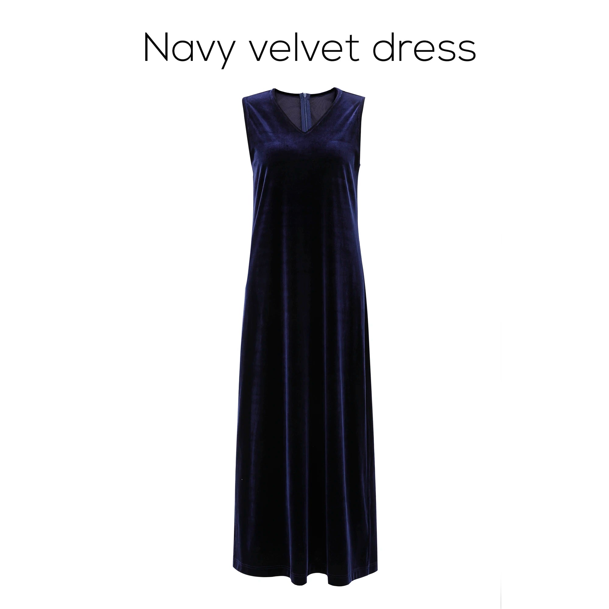 AP Women 2026 Autumn and Winter Modal Mesh Shirt and V Neck Velvet Maxi Dress High Quality